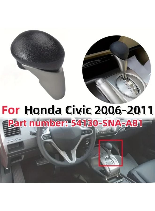 Carbon Pattern Shift Knob For Honda Civic 2006 2011 Automatic Transmission - Image 1